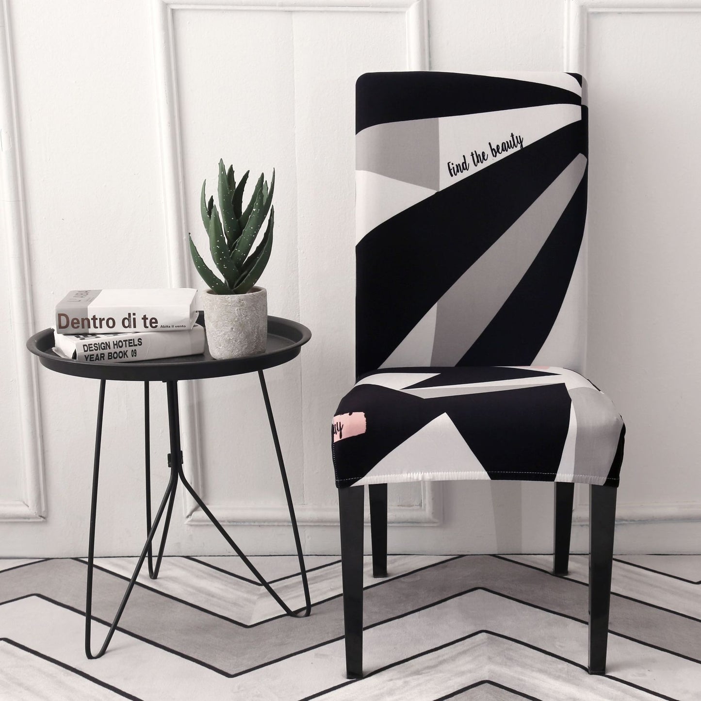 Chair Covers - Flower Elastic Office