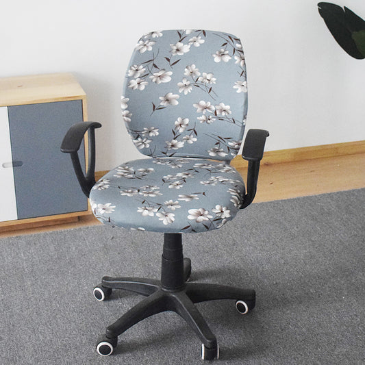 Housses De Chaise - Chaise pivotante de bureau motifs simples et tendances
