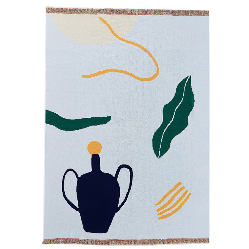 Sofa Throw - Pure Cotton Yarn Blanket Europe
