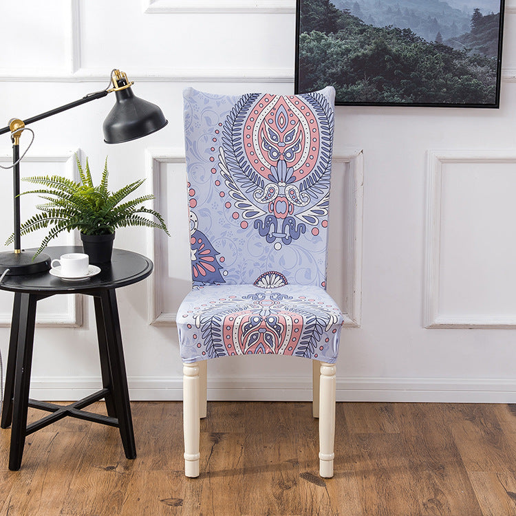 Chair Covers - Flower Elastic Office