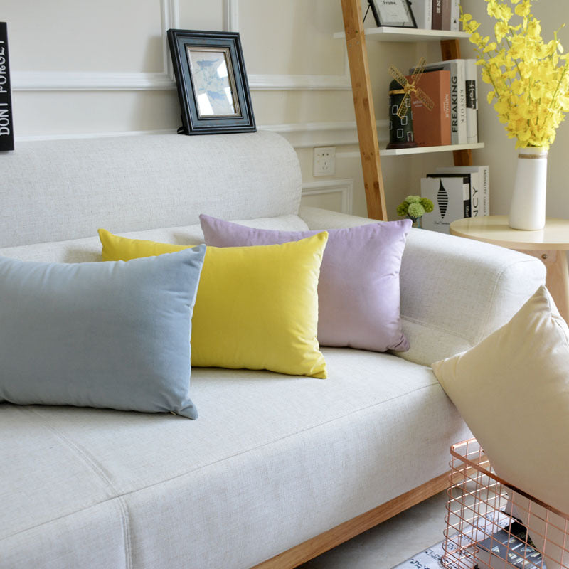 Sofa Pillows - velvet