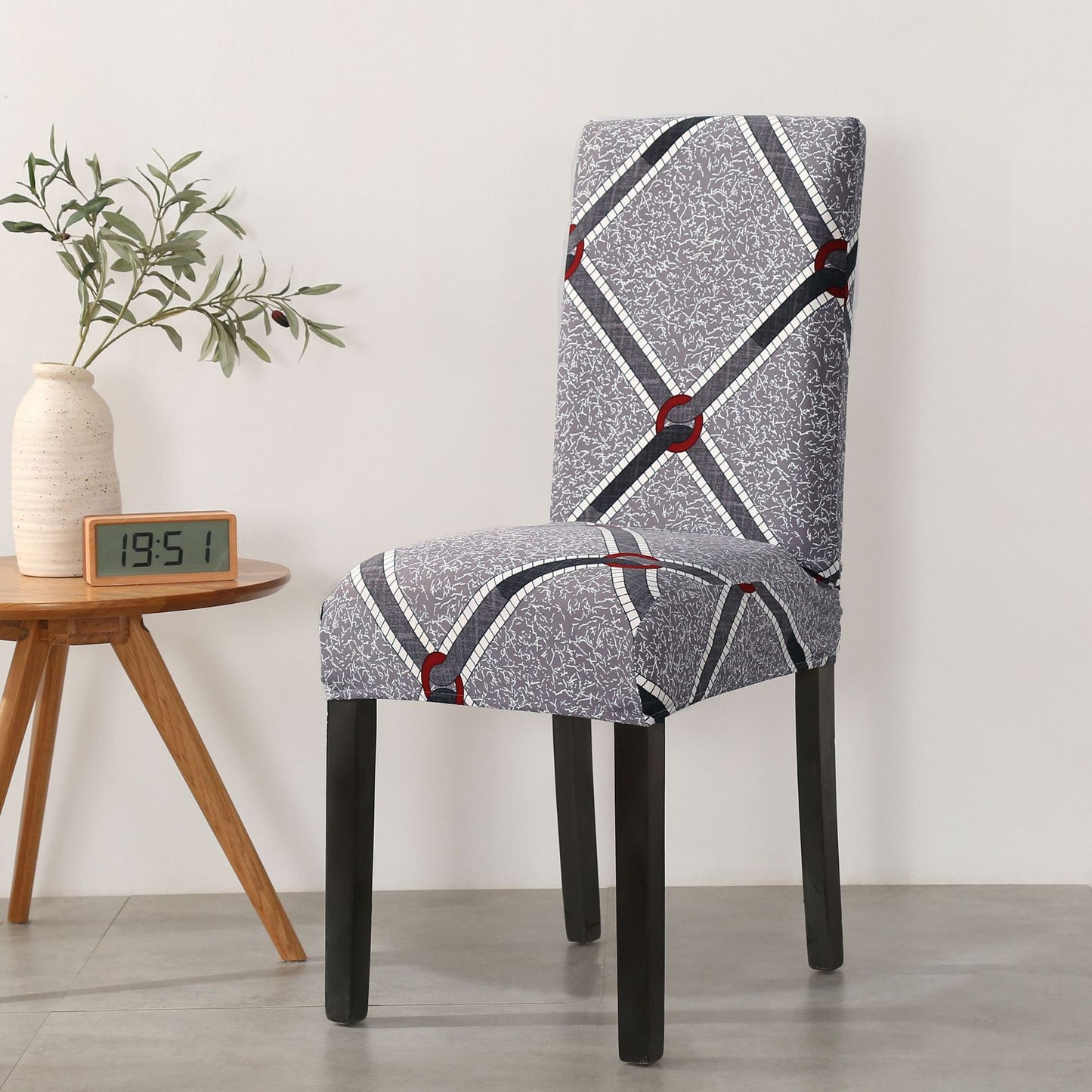 Chair Covers - Flower Elastic Office