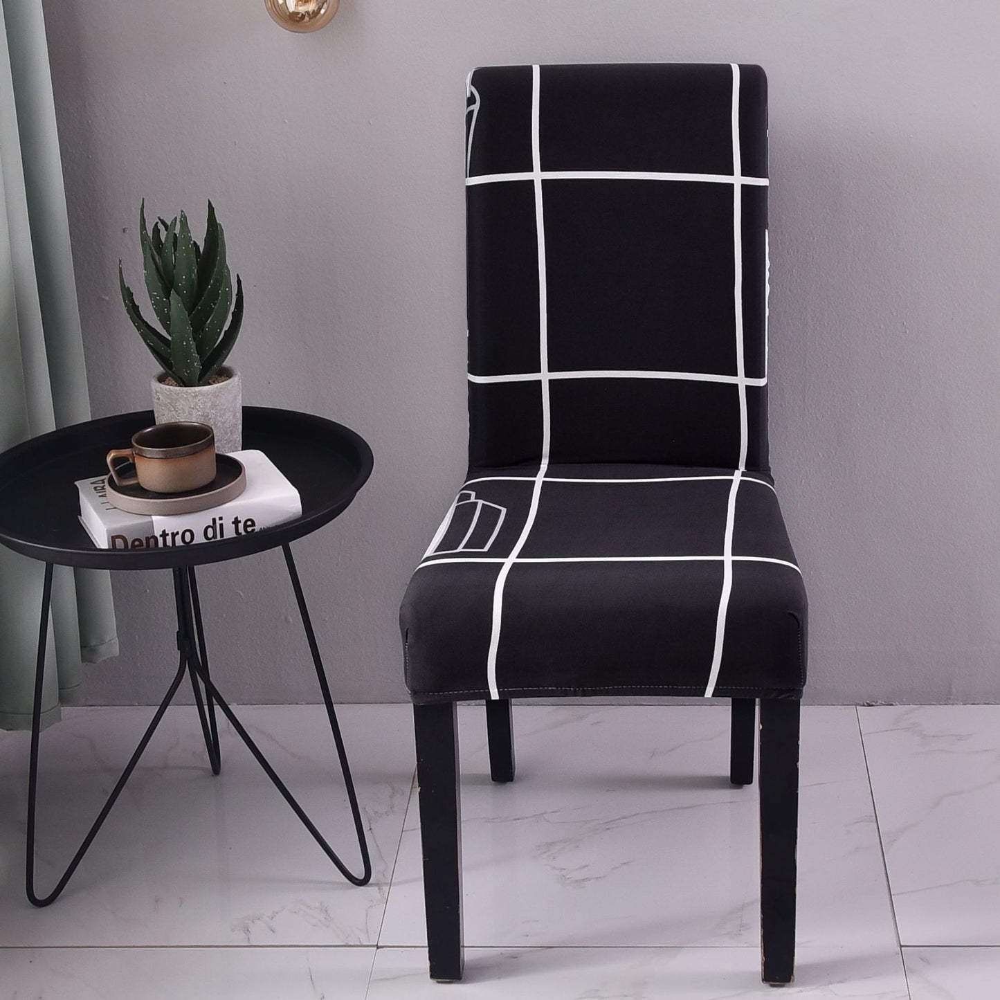 Chair Covers - Flower Elastic Office