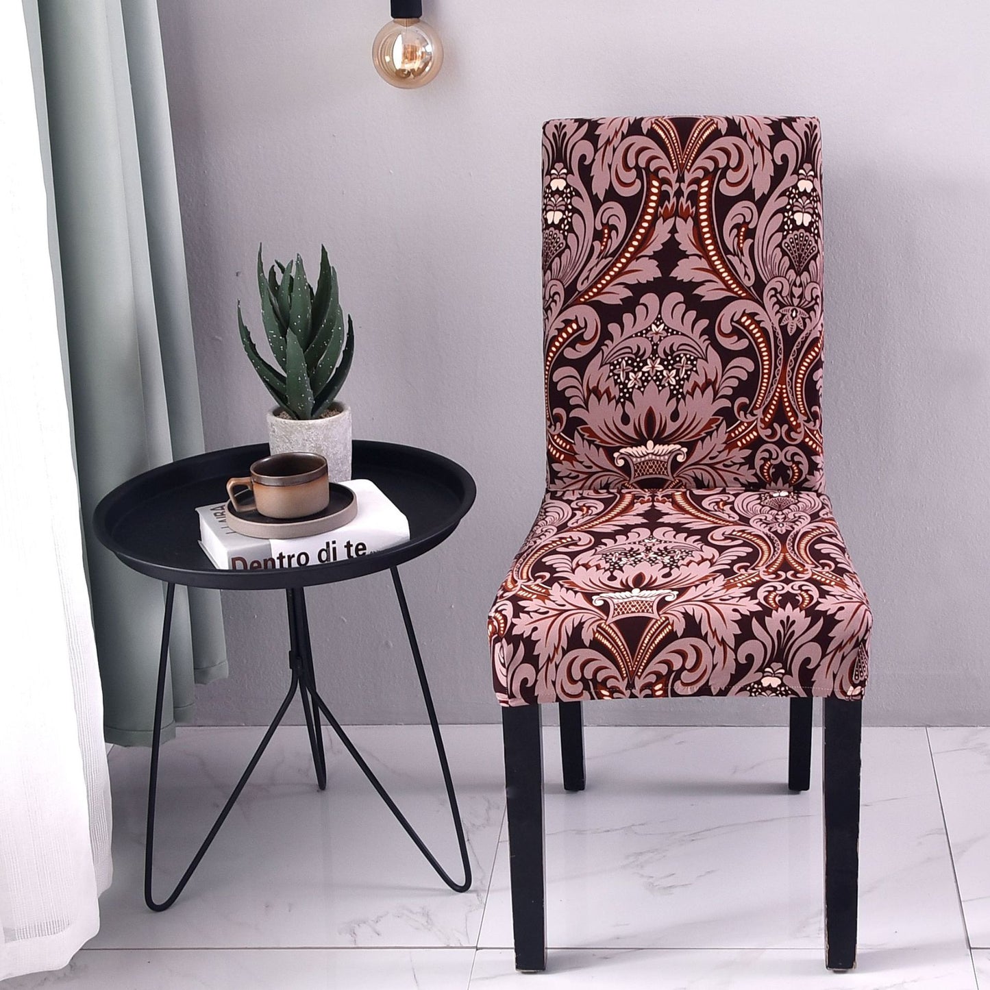 Chair Covers - Flower Elastic Office