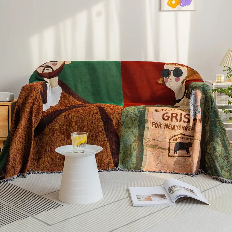 Sofa Throw - Oversized Soft Blanket