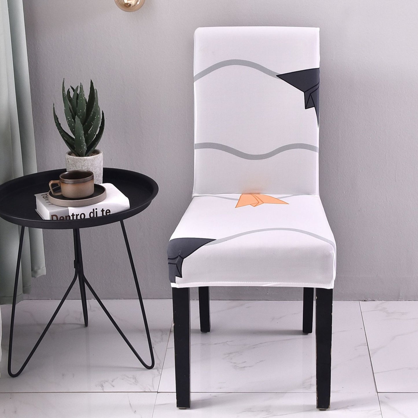 Chair Covers - Flower Elastic Office
