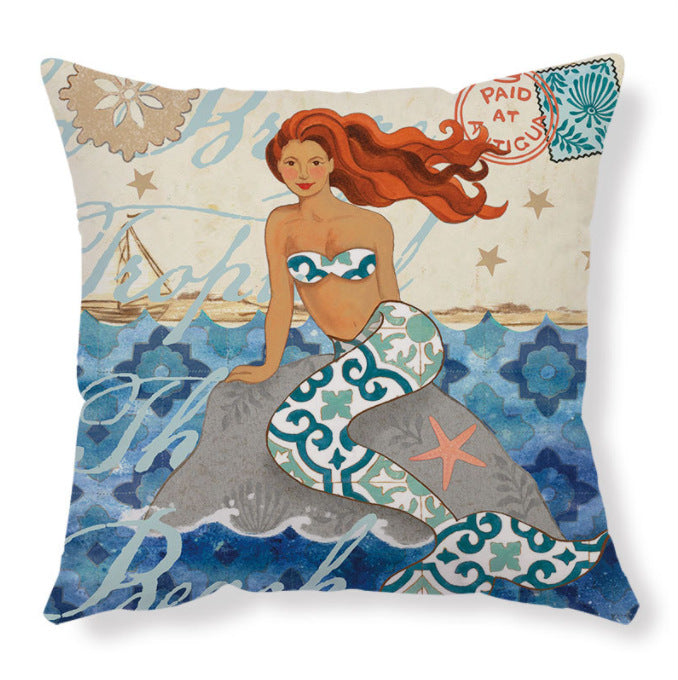 Sofa Pillows - Sea Turtle Print Pillow