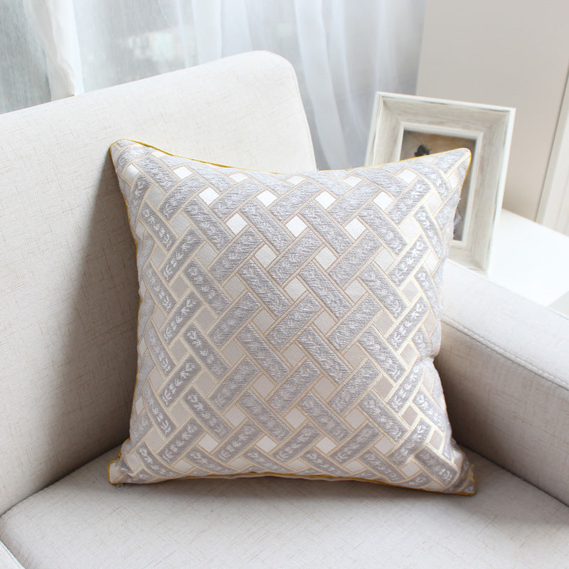 Sofa Pillows - Chenille Jacquard Decorative Cushion