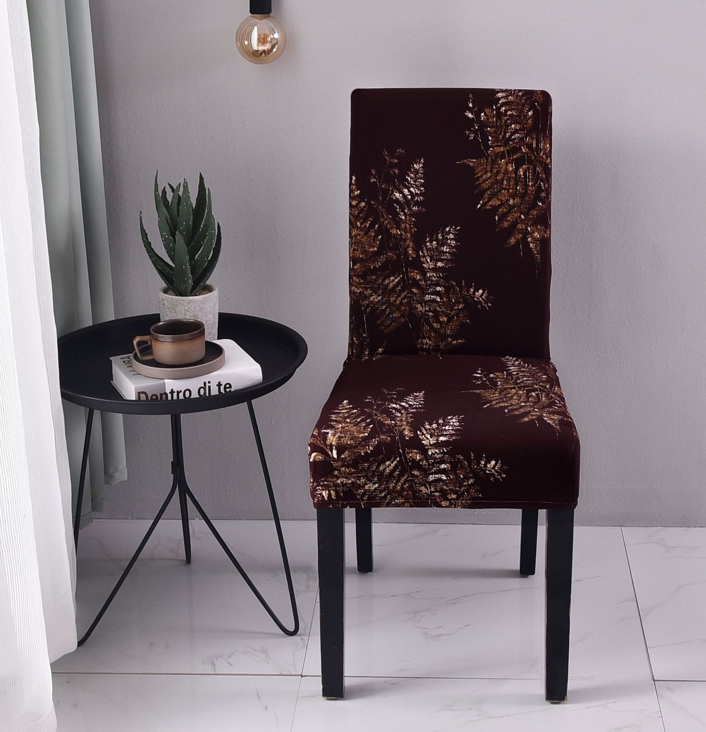 Chair Covers - Flower Elastic Office