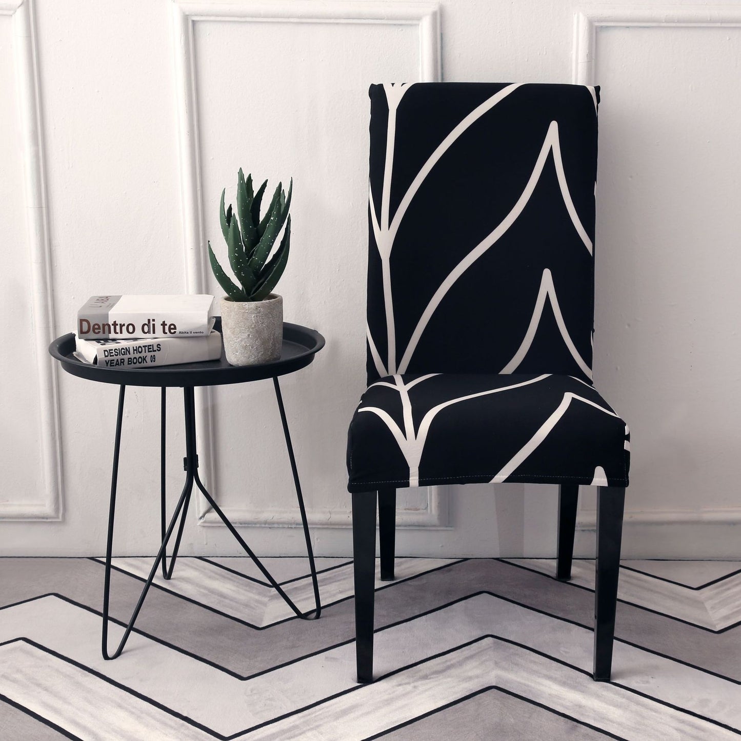Chair Covers - Flower Elastic Office