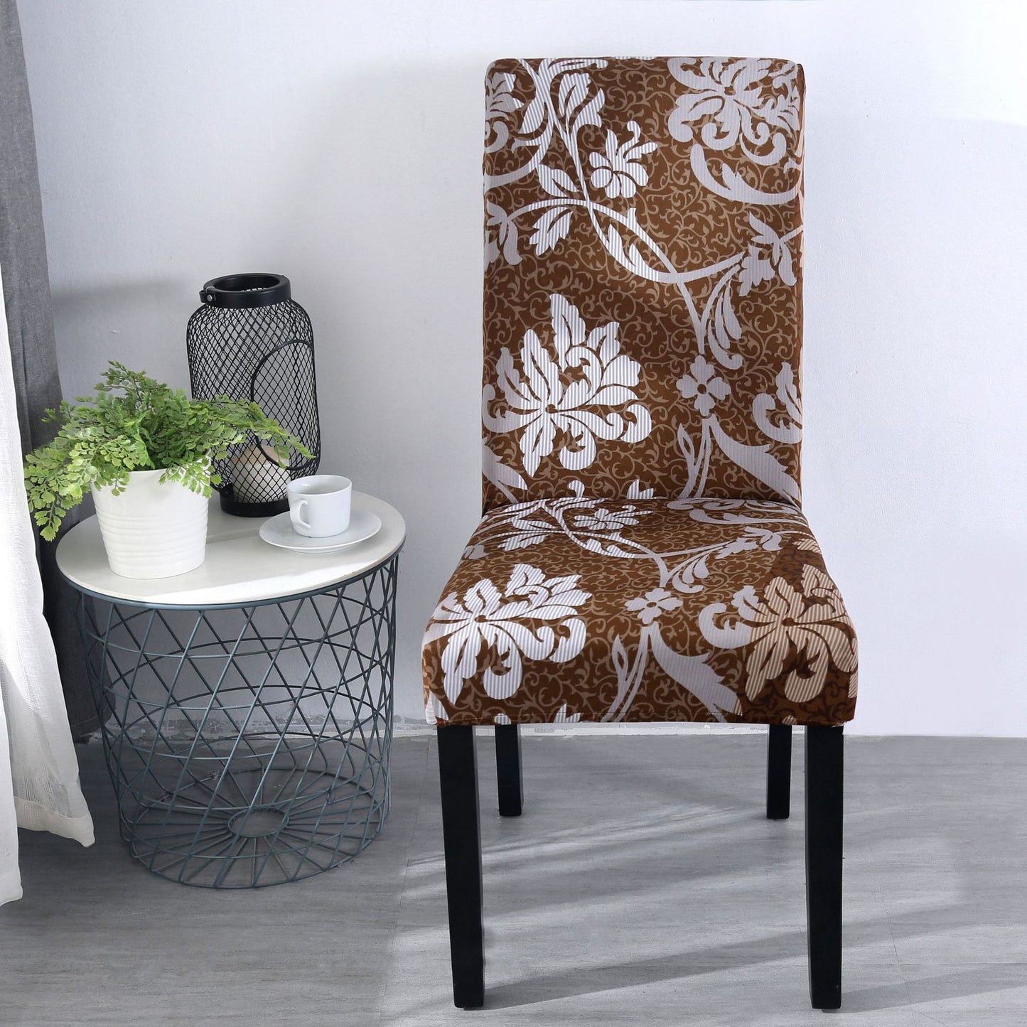 Chair Covers - Flower Elastic Office