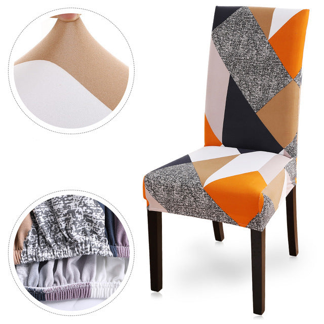 Chair Covers - Flower Elastic Office