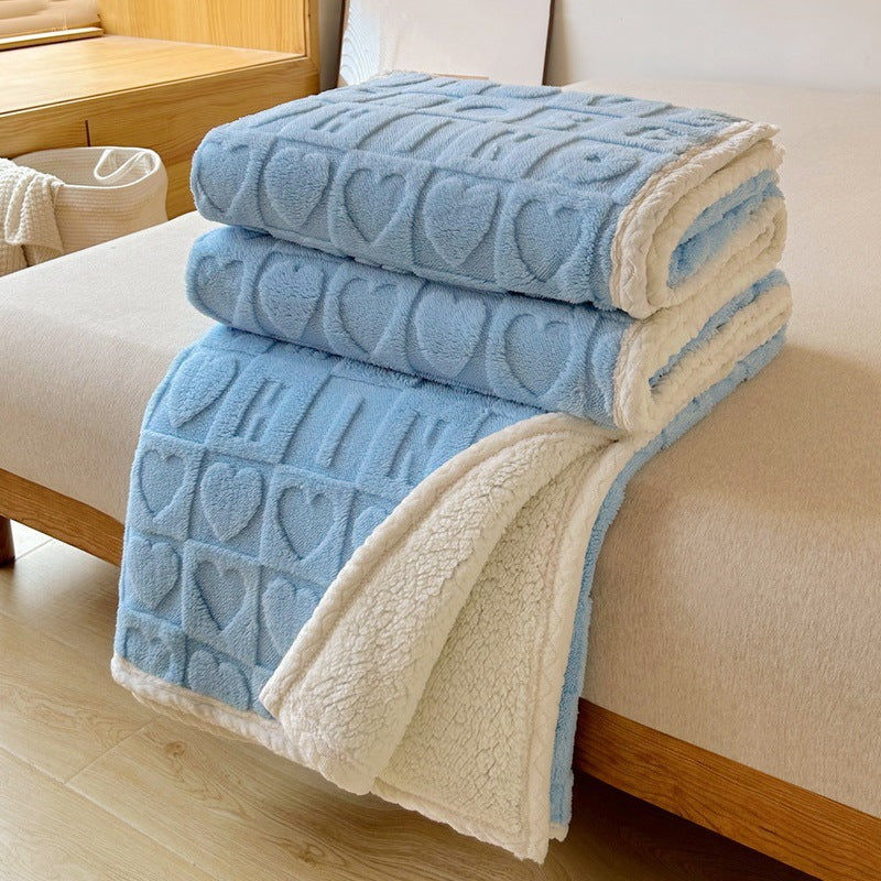 Sofa Throw - Thickened Flannel Blanket
