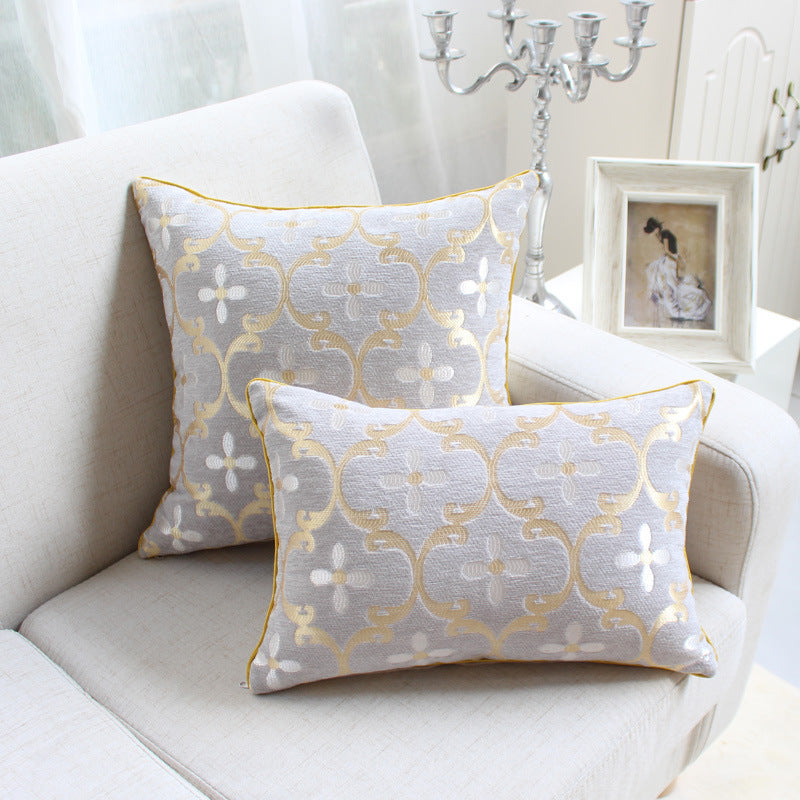Sofa Pillows - Chenille Jacquard Decorative Cushion