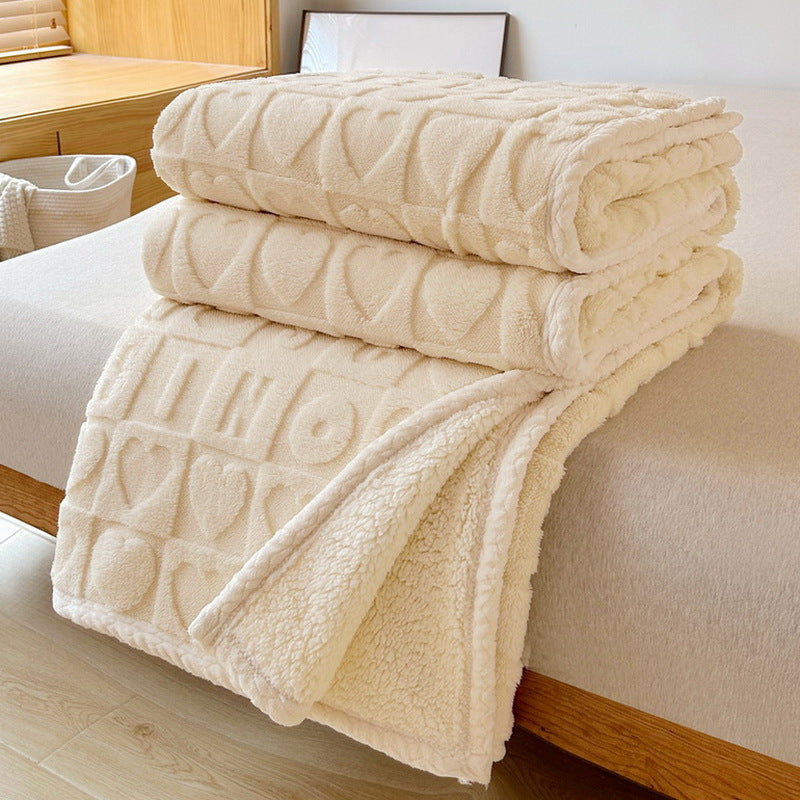 Sofa Throw - Thickened Flannel Blanket