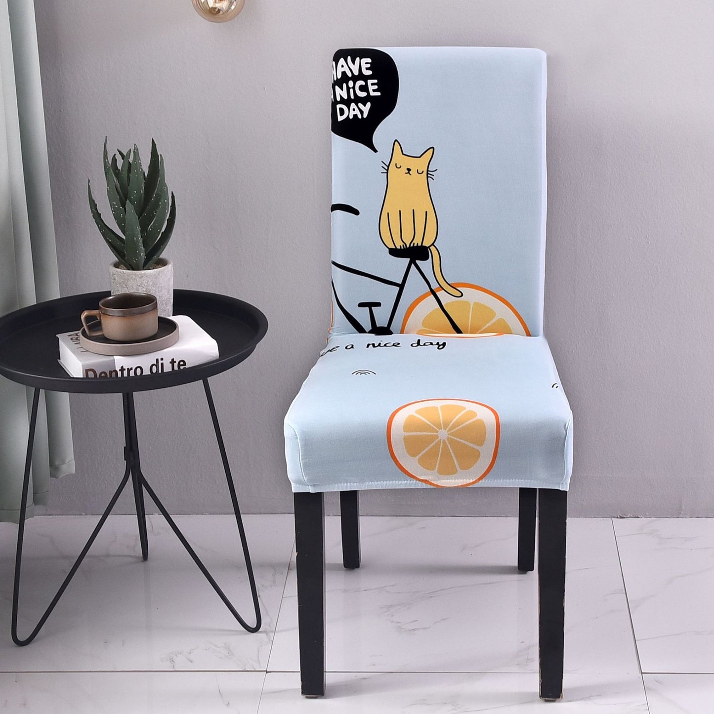 Chair Covers - Flower Elastic Office