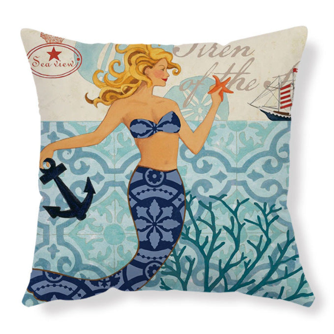 Sofa Pillows - Sea Turtle Print Pillow