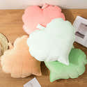 Coussin Déco En Forme De Feuille 3D - 13 Cm - Tissu Doux - Pour Canapé, Lit, Décoration Murale - Vert Foncé - 3