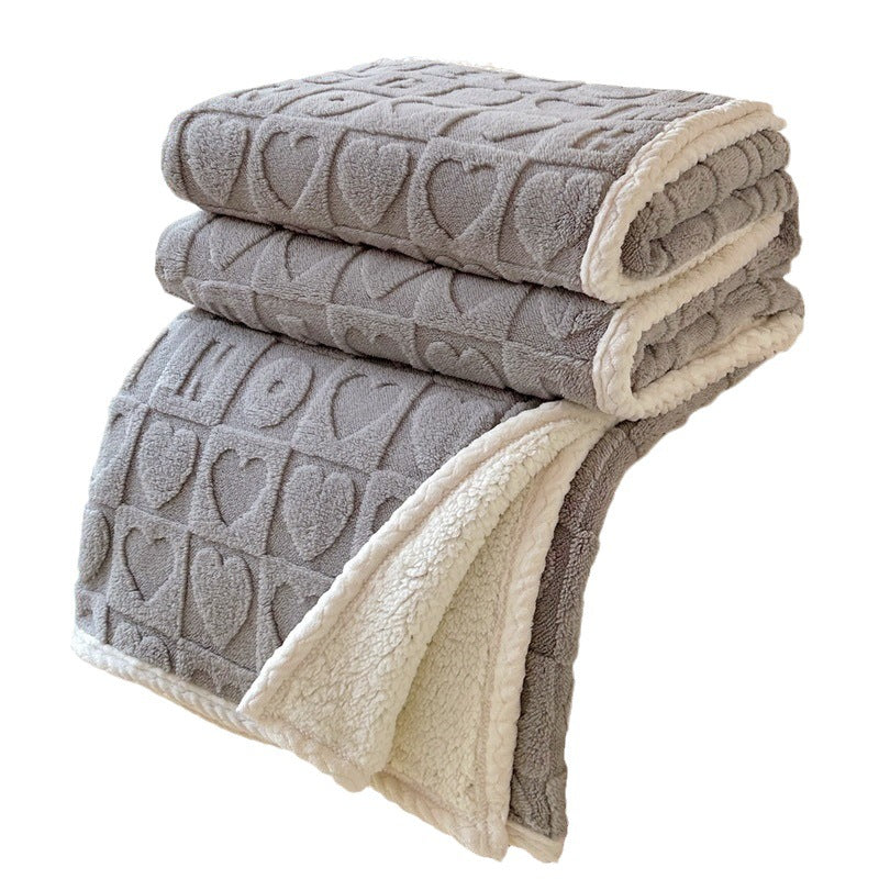 Sofa Throw - Thickened Flannel Blanket