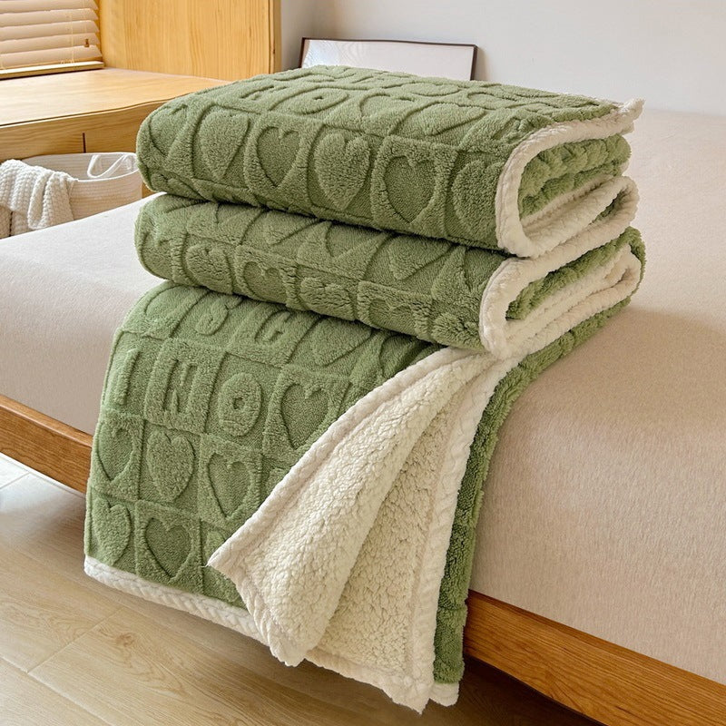 Sofa Throw - Thickened Flannel Blanket