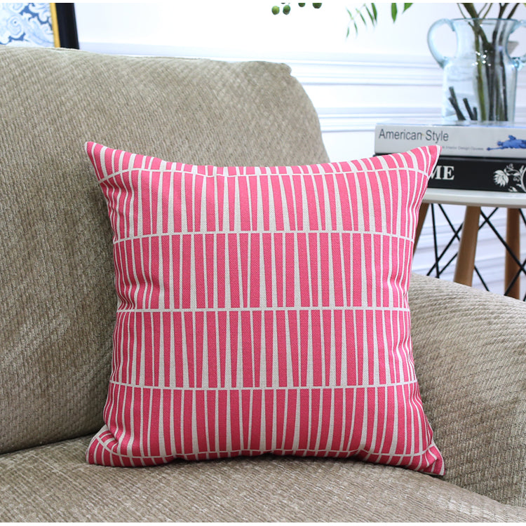 Sofa Pillows - Nordic Color Geometric Pattern