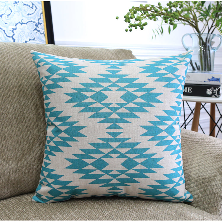 Sofa Pillows - Nordic Color Geometric Pattern