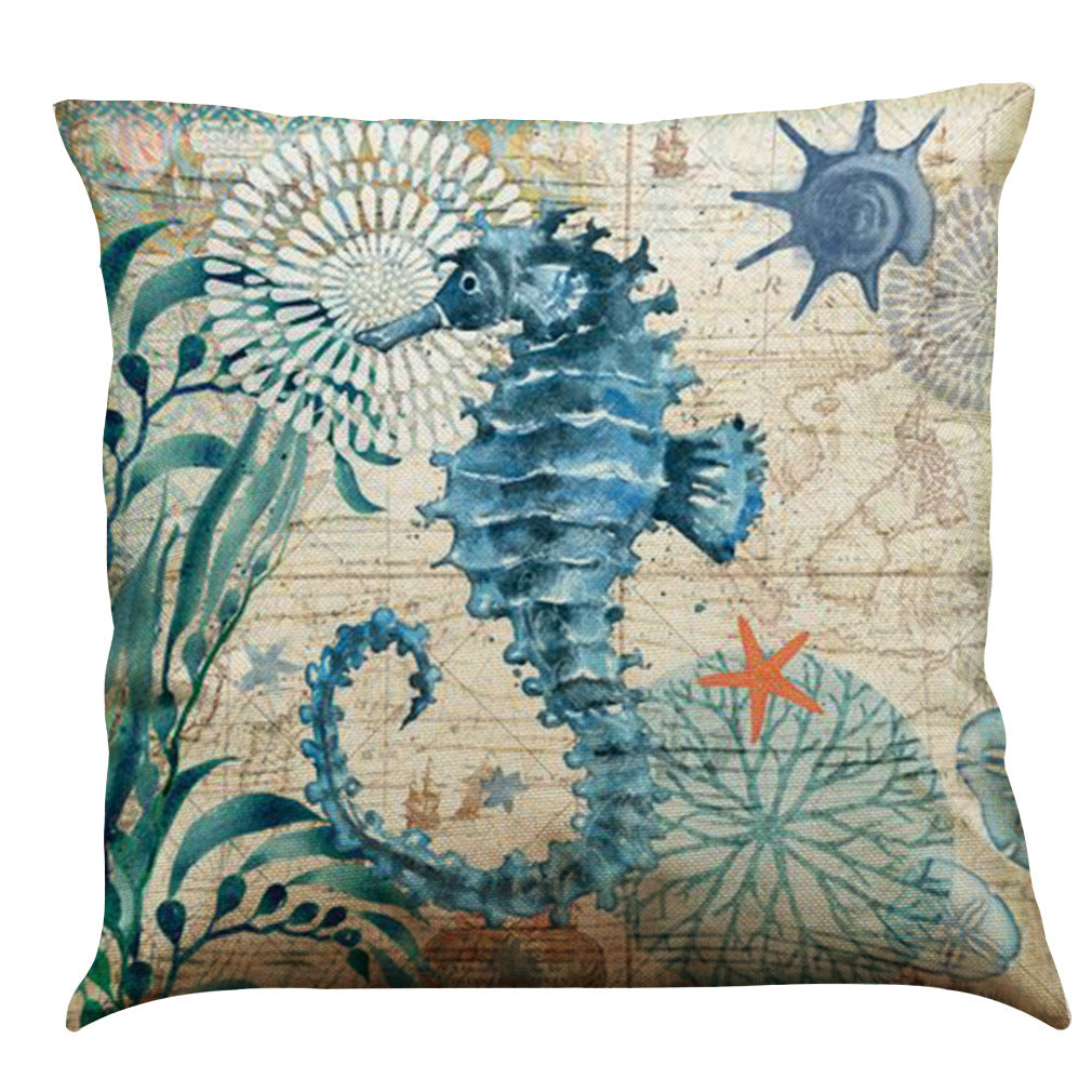 Sofa Pillows - Sea Turtle Print Pillow