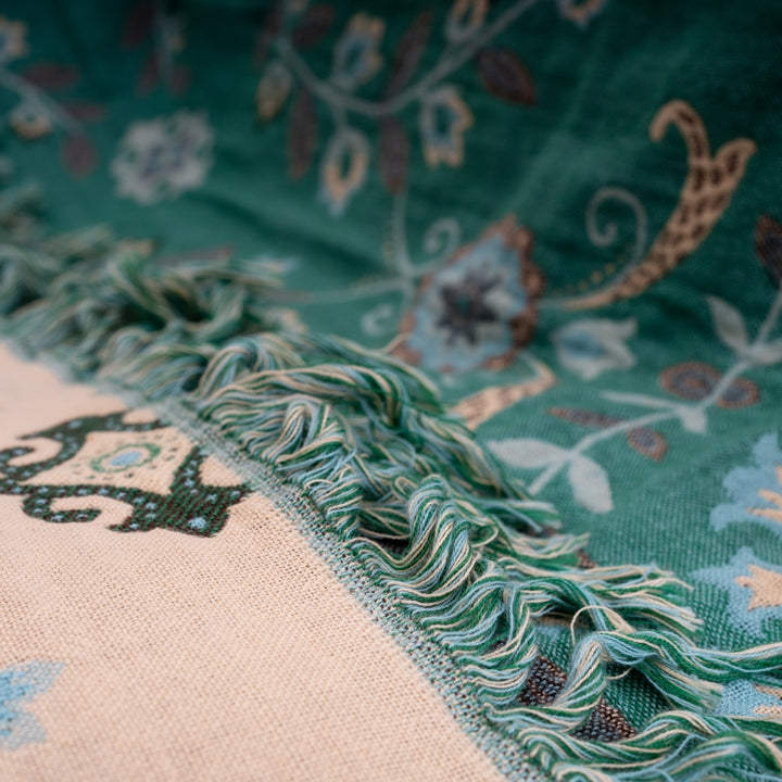 Sofa Throw - LoCo Green Bohemian