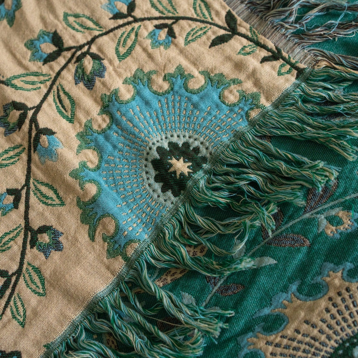 Sofa Throw - LoCo Green Bohemian