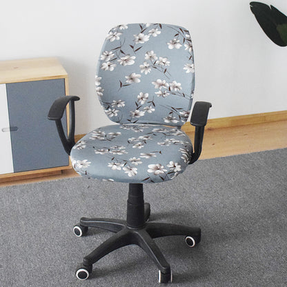 Housses De Chaise - Chaise pivotante de bureau motifs simples et tendances