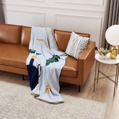 Sofa Throw - Pure Cotton Yarn Blanket Europe