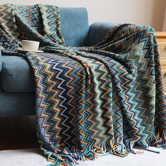 Sofa Throw - Bohemian Cross Border Knitting Blanket
