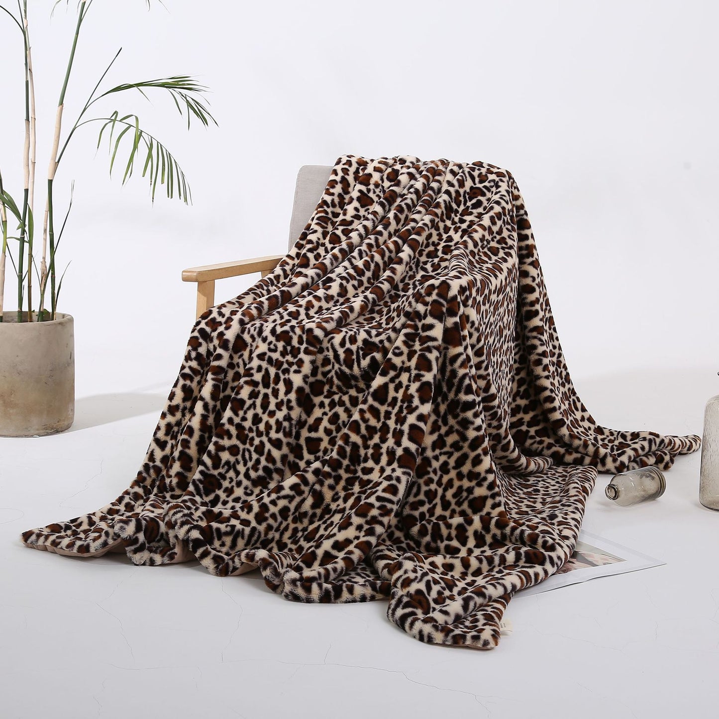 Chair Throw - Colorful Animal Print Blankets