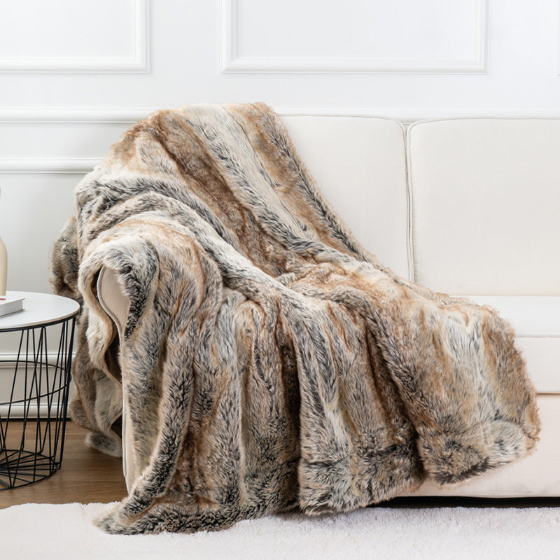 Chair Throw - Luxury Faux Fur Blanket