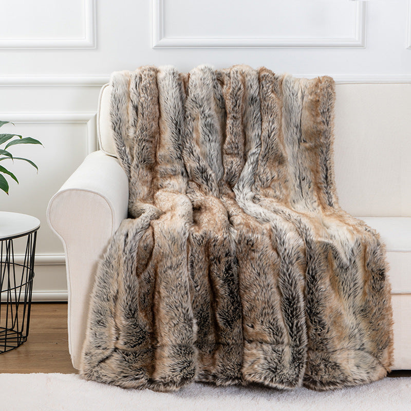 Chair Throw - Luxury Faux Fur Blanket